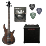 Gitara basowa Ibanez GSRM20B-WNF GIO Walnut Flat z combo Ibanez P20