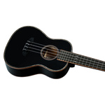 Ukulele koncertowe Ortega RUOX-CC Onyx czarne połysk świerk/mahoń + pokrowiec
