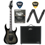 Zestaw gitara elektryczna Ibanez GRG320FA-TKS superstrat z combo Peavey 100W VYPYR X3