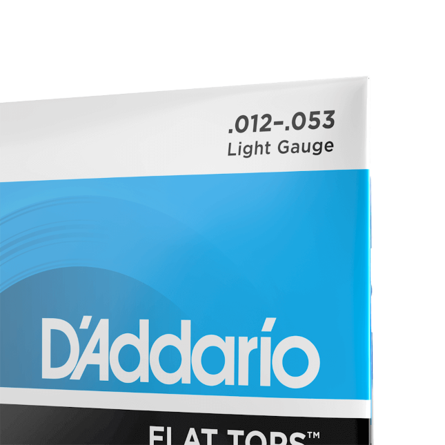 Struny do gitary akustycznej D'Addario EFT16 Flat Tops 12-53