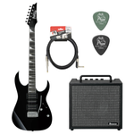 Zestaw Gitara elektryczna Ibanez GRG170DX-BKN z combo gitarowym Ibanez IBZ10GV2