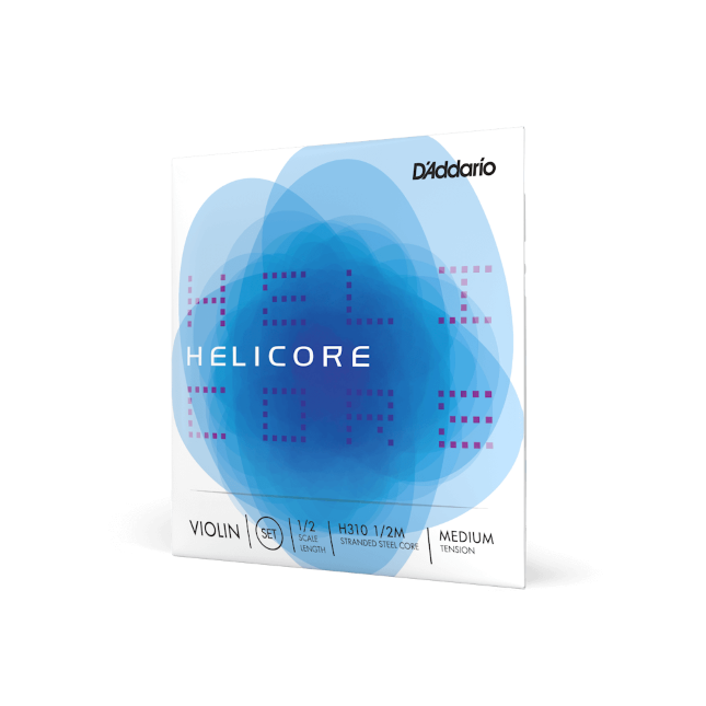 Struny do skrzypiec 1/2 D'Addario Helicore H310 1/2M Medium Tension
