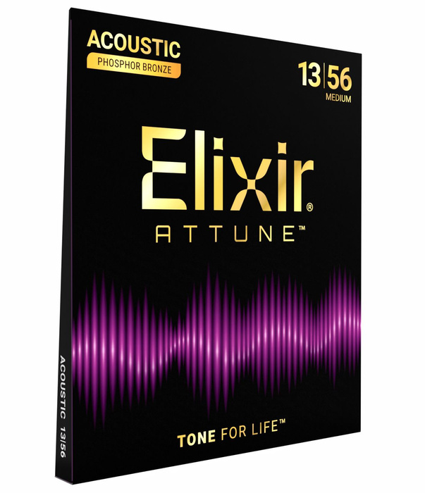 Elixir ATTUNE Phos Bronze 13-56 struny do gitary akustycznej Medium