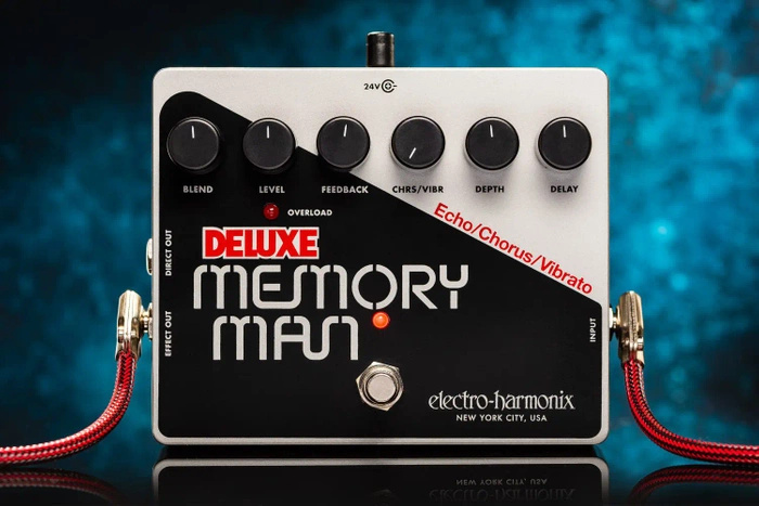 Deluxe Memory Man XO Electro Harmonix efekt gitarowy Delay Chorus Vibrato
