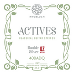 Struny do gitary klasycznej Knobloch ACTIVES Double Silver QZ Nylon 400ADQ 29-43 