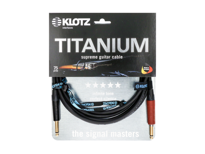 Kabel instrumentalny Klotz TI-0450PSP 4.5m TITANIUM supreme