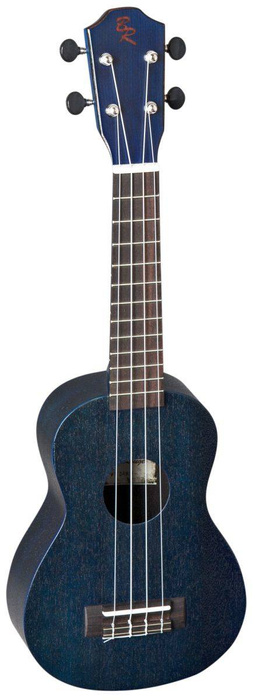 Zestaw Ukulele sopranowe czarne dla zaawansowanych Baton Rouge V1-S Dawn + Akcesoria 