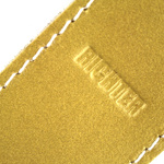 Pas do gitary Richter Raw II Metalic Gold złoty skórzany