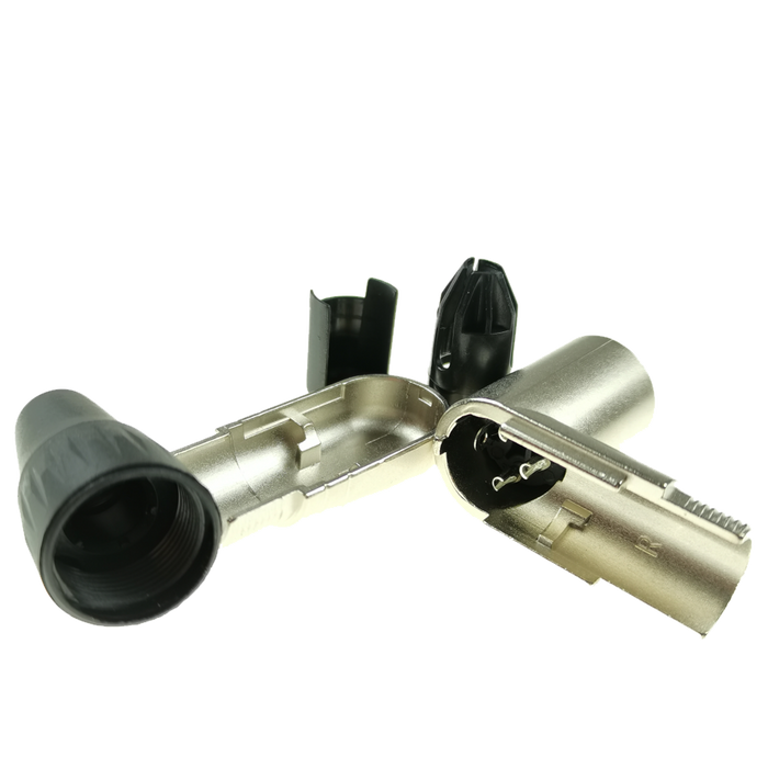Gniazdo XLR męskie kątowe 3-pin Roxtone RX3RMP-NT