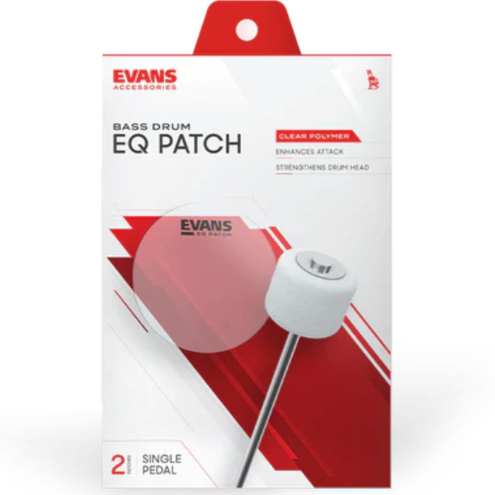 Łatka do bębna basowego EVANS EQPC1 Bass Drum EQ Patch Clear Polymer