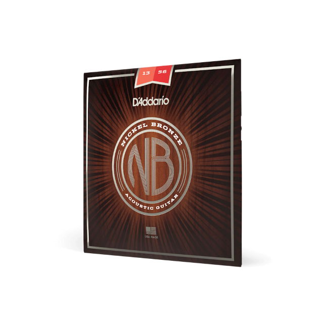 Struny do gitary akustycznej D'Addario NB1356 Medium 13-56