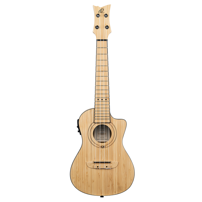 Ukulele koncertowe elektroakustyczne Ortega RUNAB-CC Bamboo lity bambus + pokrowiec