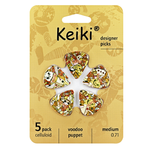 Zestaw kostek do gitary i ukulele Voodoo Puppet 0.71mm 5 sztuk