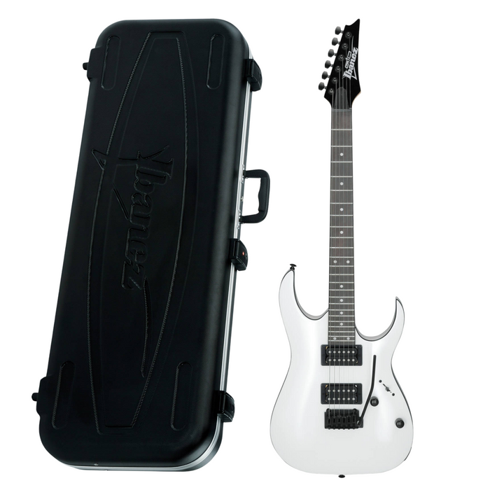 Zestaw gitara elektryczna Ibanez GRGA120-WH z dedykowanym futerałem Ibanez M300C