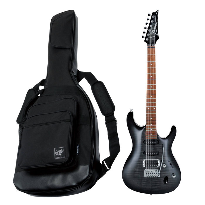 Zestaw gitara elektryczna Ibanez SA260FM-TGB SA z dedykowanym pokrowcem Ibanez IGB540-BK