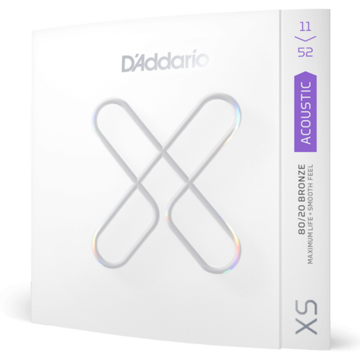 Struny do gitary akustycznej D'Addario XSABR1152 Custom Light 11-52