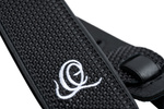 Pas do gitary skórzany Ortega OSCU-4 Black Braid czarny