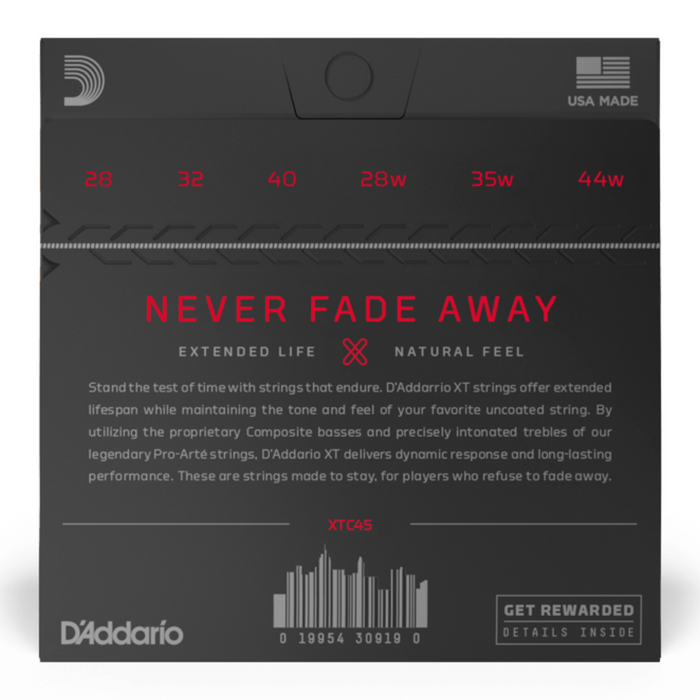 Struny do gitary klasycznej Normal Tension D'Addario XTC45
