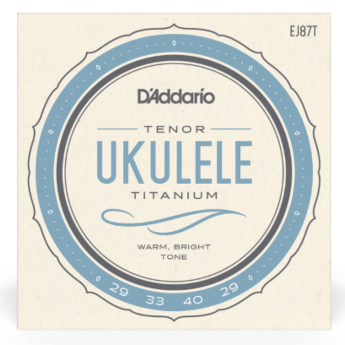 Struny do ukulele tenorowego D'Addario EJ87T Titanium