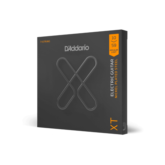 Struny do gitary elektrycznej D'Addario XTE1059 Regular Light 7 strun 10-59