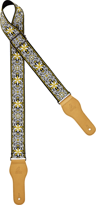 Pas do gitary bawełniany Ortega OCS-560 Creative Classic Yellow