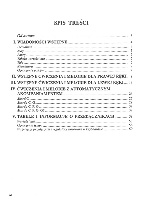 Abecadło na keyboard cz. 1 elektroniczne instrumenty klawiszowe Mieczysław Niemira