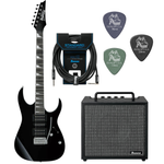 Zestaw Gitara elektryczna Ibanez GRG170DX-BKN z combo gitarowym Ibanez IBZ10GV2