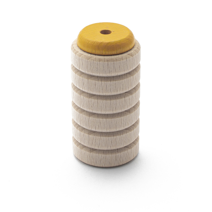 Grzechotka Rohema 61807 Scrapy Shaker żółty dla dzieci 1+