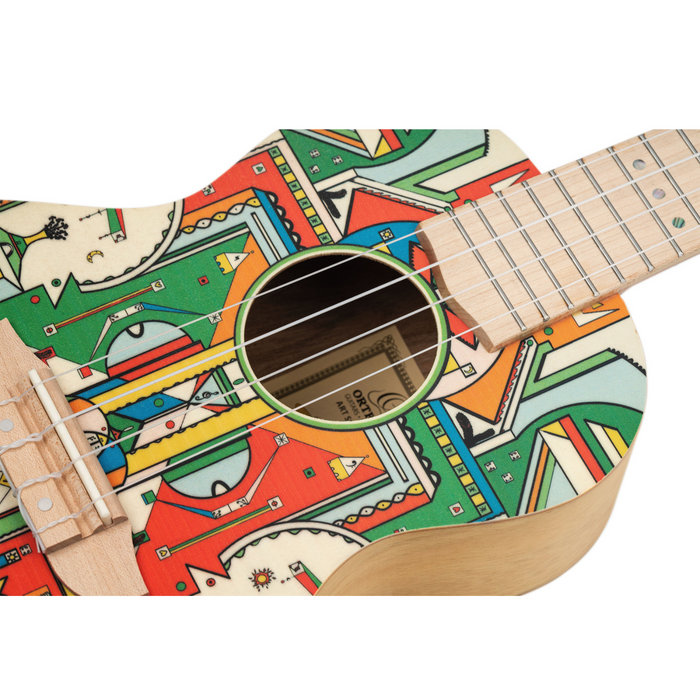 Ukulele koncertowe Ortega RUAR-HY Catalpa Himalaya