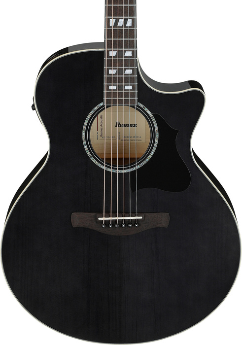Gitara elektroakustyczna Ibanez AE170-TBK Transparent Black High Gloss