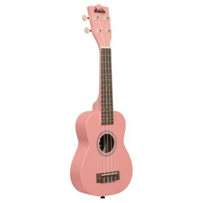 Ukulele sopranowe różowe z pokrowcem Kala KA UK FLAMINGO RW