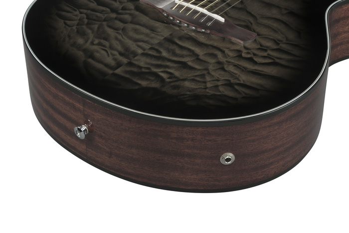 Gitara elektroakustyczna Ibanez AEWC16QA-TKH Black Sunburst Top