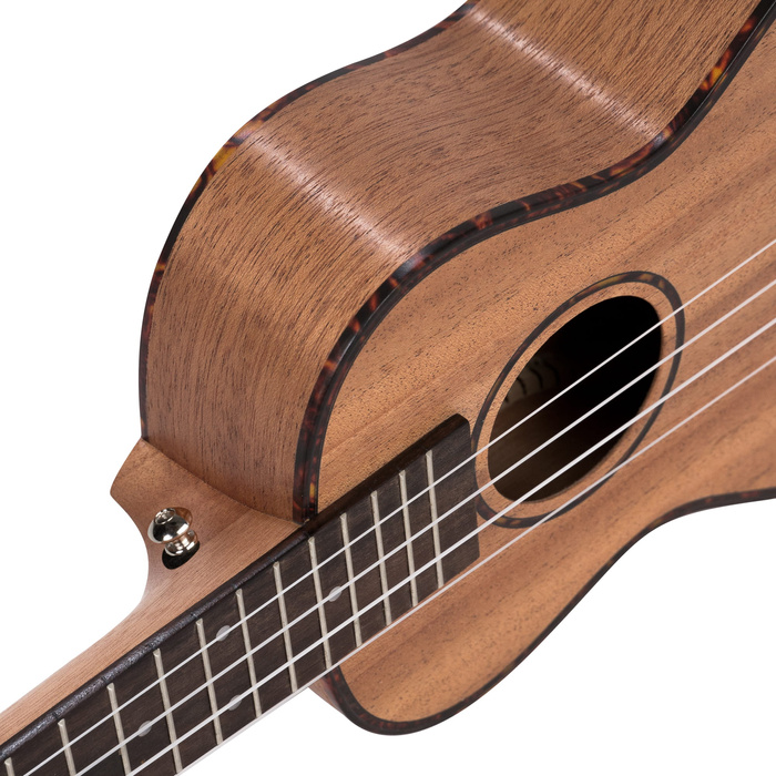 Ukulele koncertowe z mahoniu Cascha premium zestaw