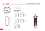 EZ81 JJ Electronic lampa elektronowa - zamiennik 6CA4