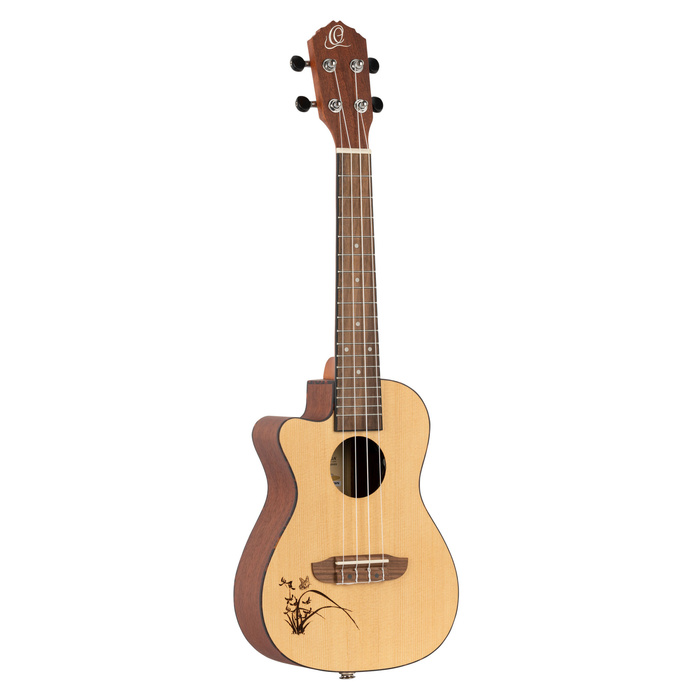 Ukulele koncertowe Ortega RU5CE-L Sapele Natural dla leworęcznych