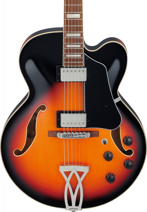Gitara elektryczna Hollowbody Ibanez AF75-BS Artcore AF Brown Sunburst