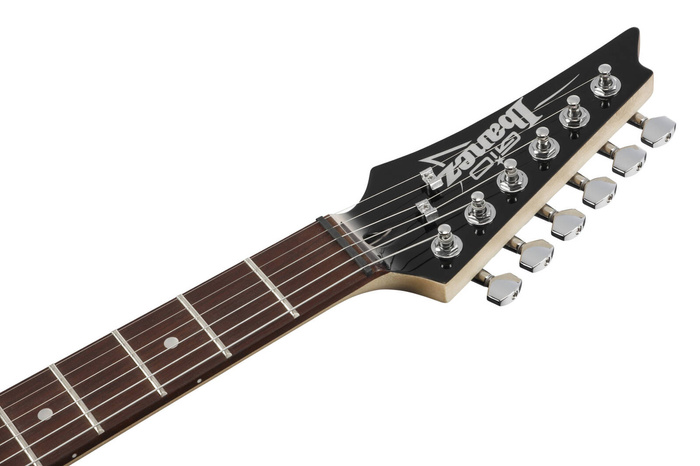 Zestaw gitara elektryczna leworęczna Ibanez GRX70QAL-TBB z kolumną i wzmacniaczem Orange