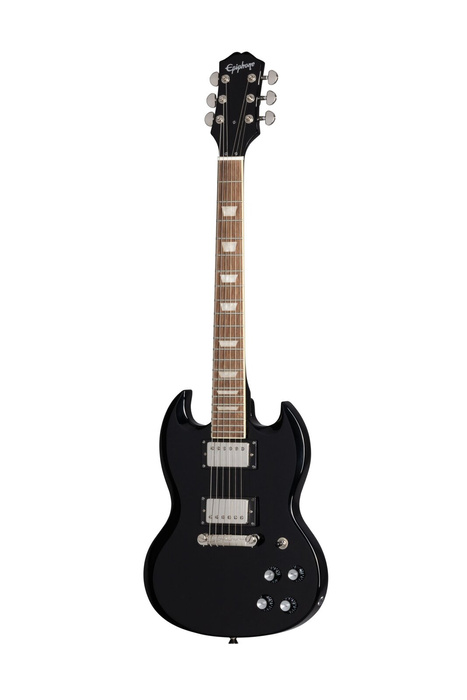 Gitara elektryczna Epiphone Power Players SG Dark Matter Ebony zestaw gitarowy