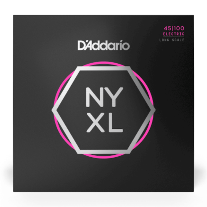 Struny do gitary basowej D'Addario NYXL45100 Regular Light 45-100 Long Scale