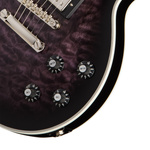 Epiphone Exclusive Bats in Flight Les Paul Custom Quilt Dark Purple Burst gitara elektryczna