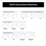 Klucze blokowane GOTOH SGL510Z-A01 HAPM czarne L3+R3 trzy lewe, trzy prawe klucze do gitary HAP-M