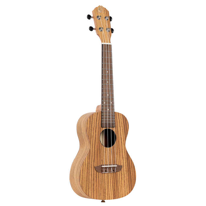 Ukulele koncertowe Ortega RFU11Z-L Zebrawood Natural dla leworęcznych z pokrowcem
