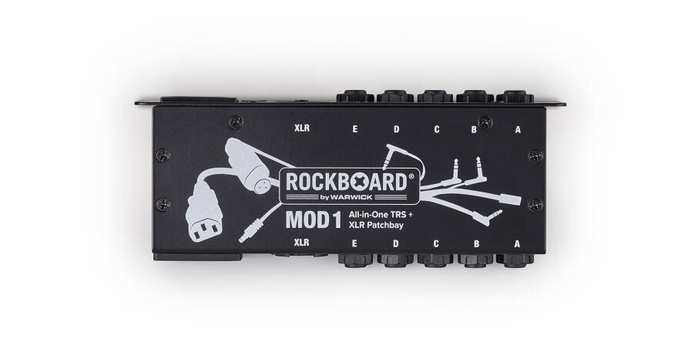 RockBoard MOD 1 V2 - All-in-One TRS & XLR, IEC & Barrel Patchbay