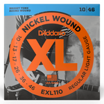 D'Addario EXL110  struny do gitary elektrycznej XL Nickel Wound Regular Light Set 10-46