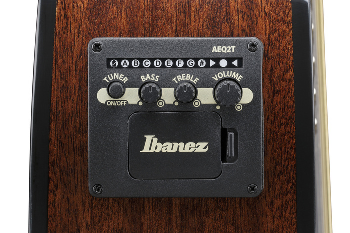 Gitara elektroakustyczna Ibanez AEWC16QA-TKH Black Sunburst Top
