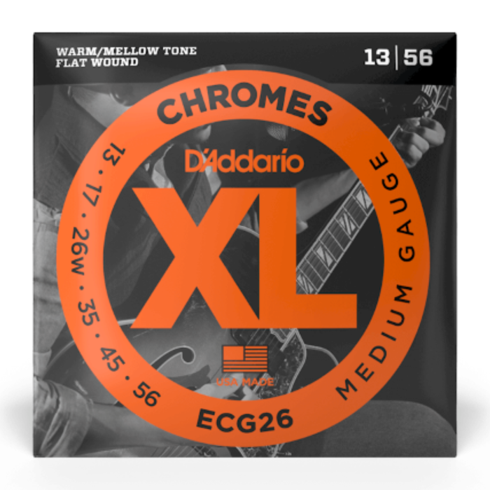 Struny do gitary elektrycznej D'Addario ECG26 Medium 13-56