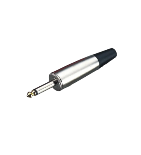 Wtyk Jack 6.3 mm mono niklowany Roxtone RJ015M
