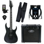 Zestaw gitara elektryczna Ibanez GRGR330EX-BKF z combo Peavey SOLO + akcesoria