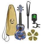 Zestaw ukulele sopranowe Ortega K2-SP Keiki ABS Spaceman SET z akcesoriami