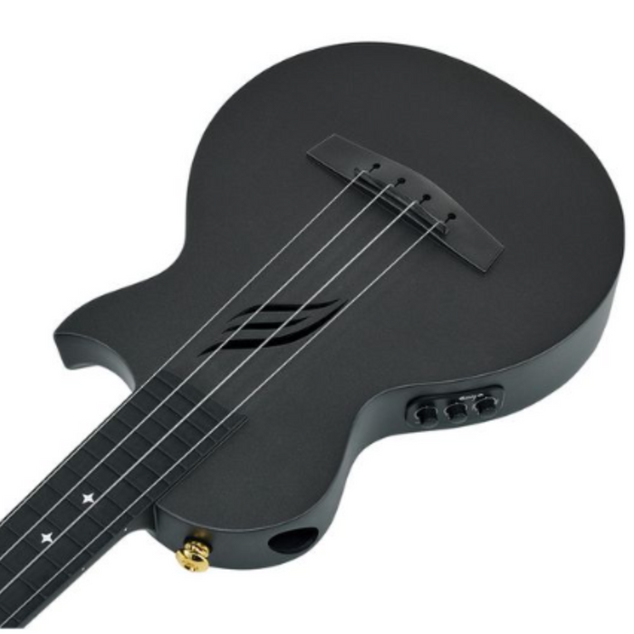 Ukulele koncertowe Cascha Carbon Fibre EQ HH 2258E czarne ukulele z pick-upem